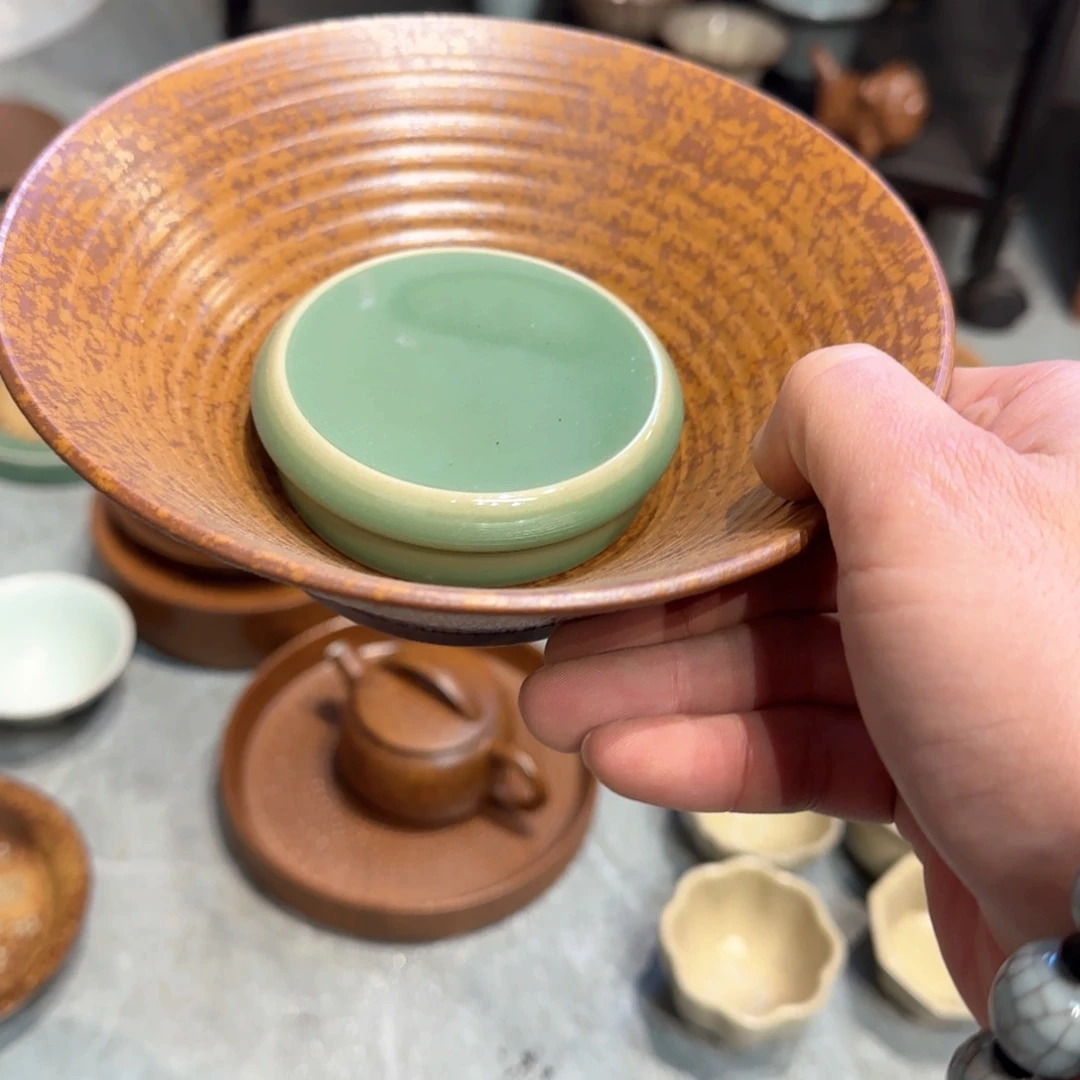 小金茶具青瓷茶器