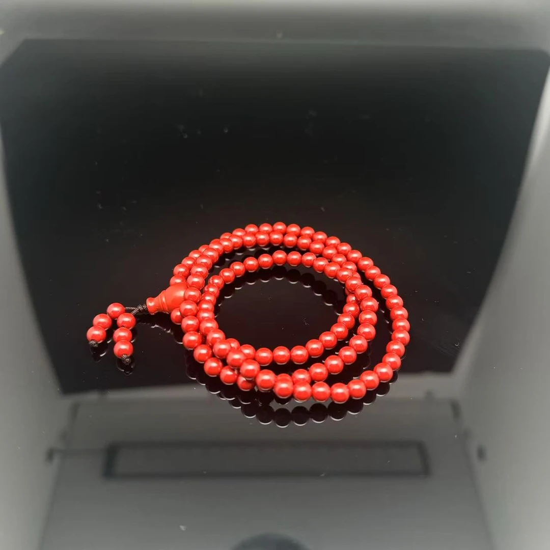 含辰砂工艺品B0215GMD509（多样性发货）帝王朱砂手串