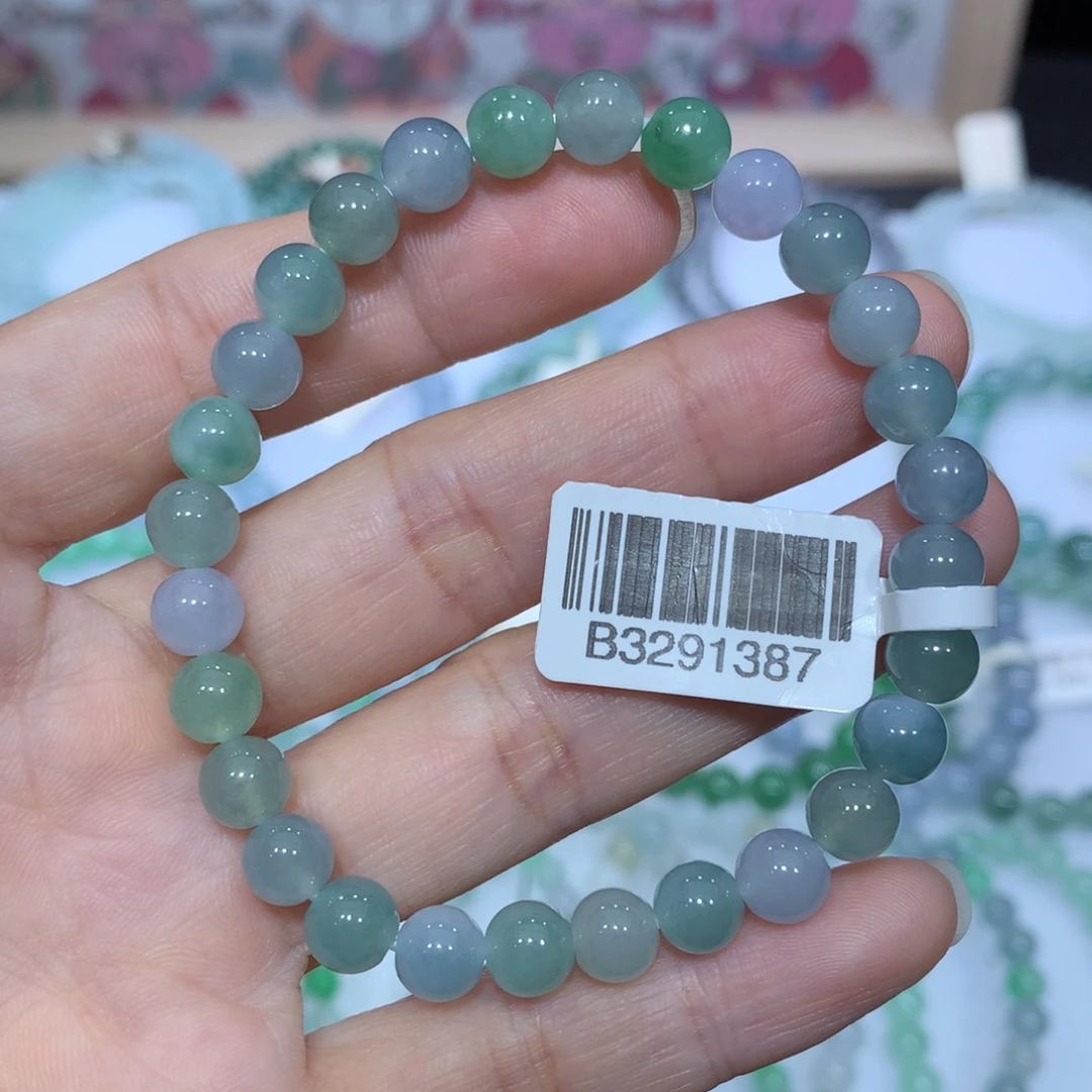 翡翠未镶嵌手链天然