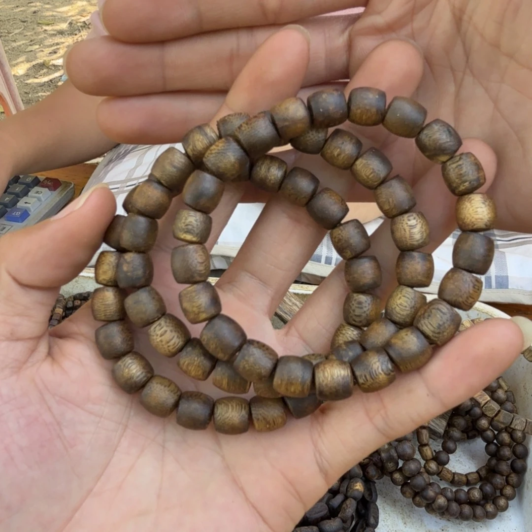 沉香手串单圈0.9股珠7克多样性发一