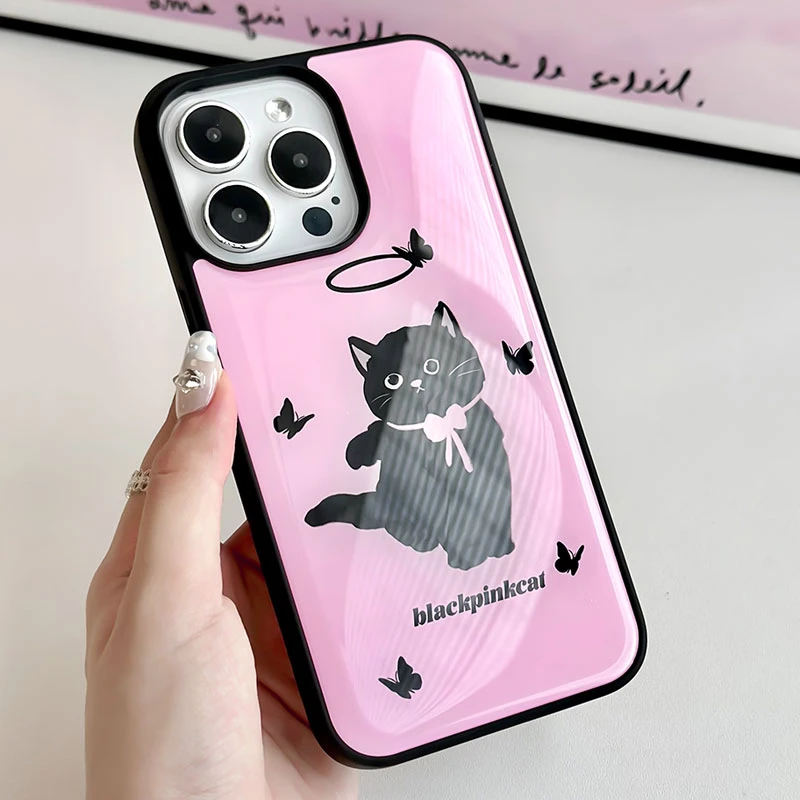 【可爱小猫】肤感壳适用苹果16防摔壳iphone13/4promax全包15高级感