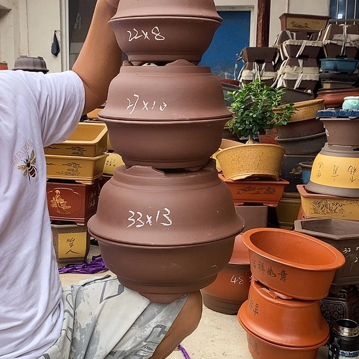 紫砂花盆紫砂花盆