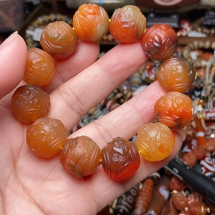 玛瑙/玉髓未镶嵌手链