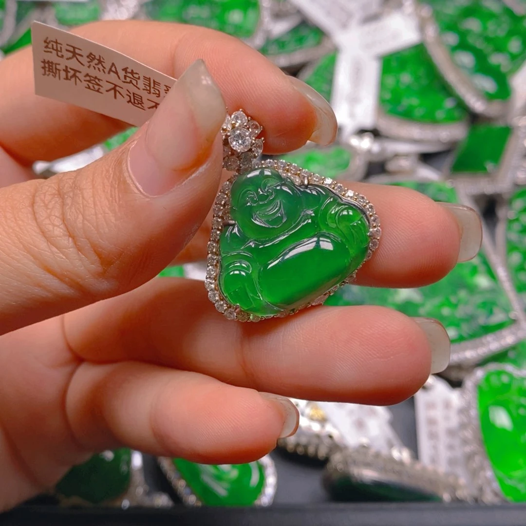 翡翠颈饰银S925镶嵌888888888888