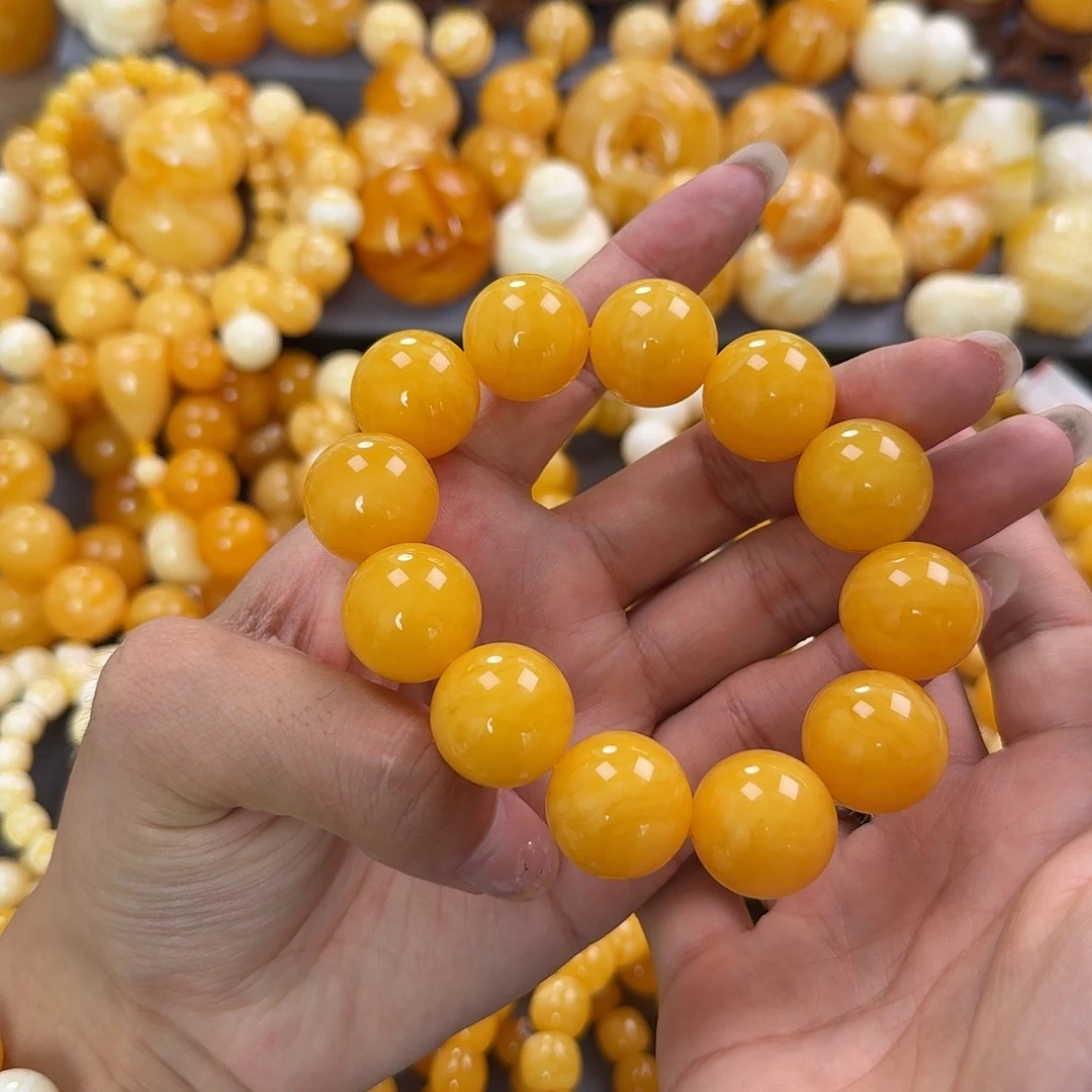 蜜蜡未镶嵌珠宝奇石同料20mm