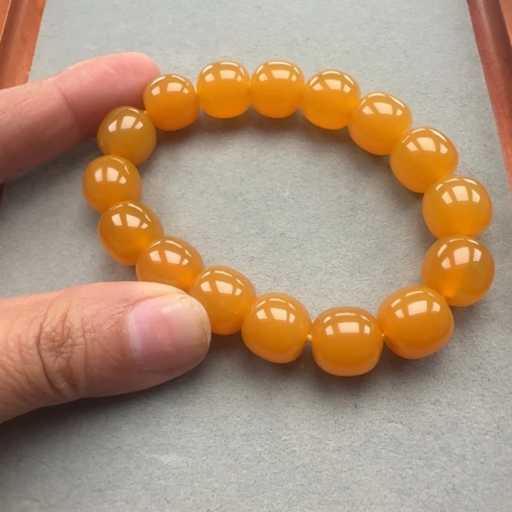 石英岩玉未镶嵌手链