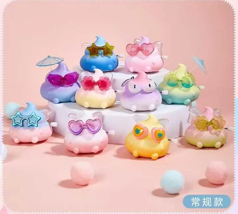 【拆盒】末末家后两位加加一起摇摆发条车系列手办