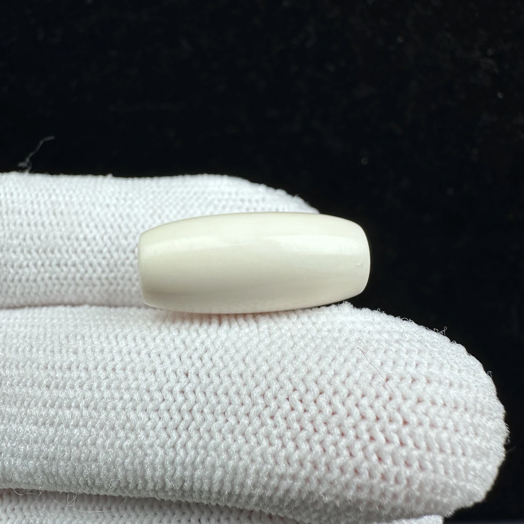 A3587天然猛犸牙 长桶珠 10*22mm支持鉴定 假一罚四