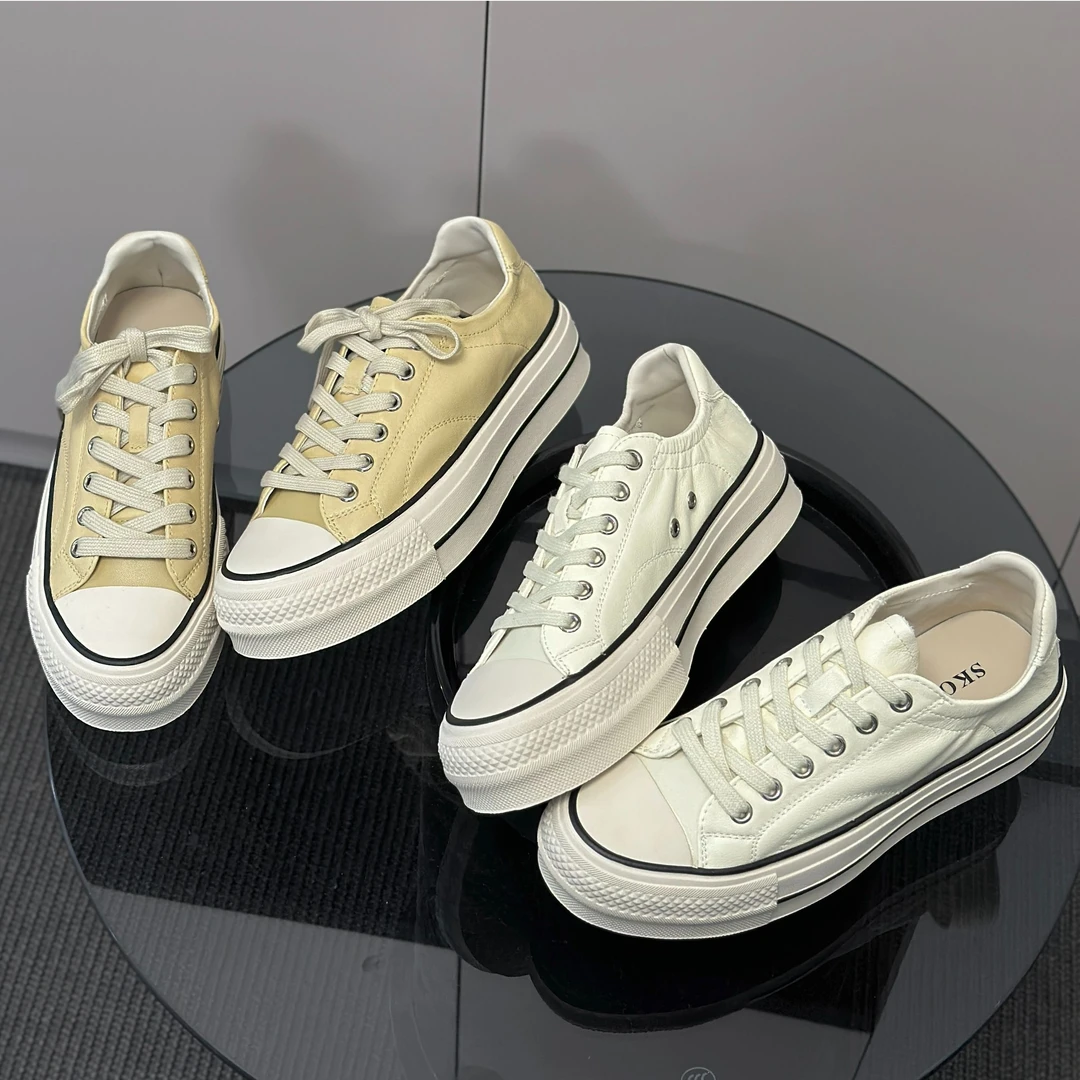 高品质光版厚底板鞋206