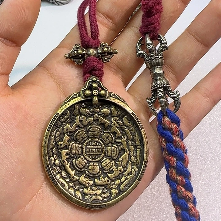 天***！核桃手串/手链藏传工艺品九宫八卦