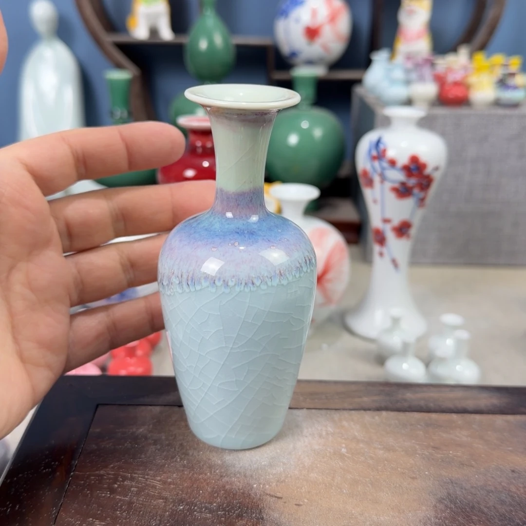 陶瓷手工小花器摆件