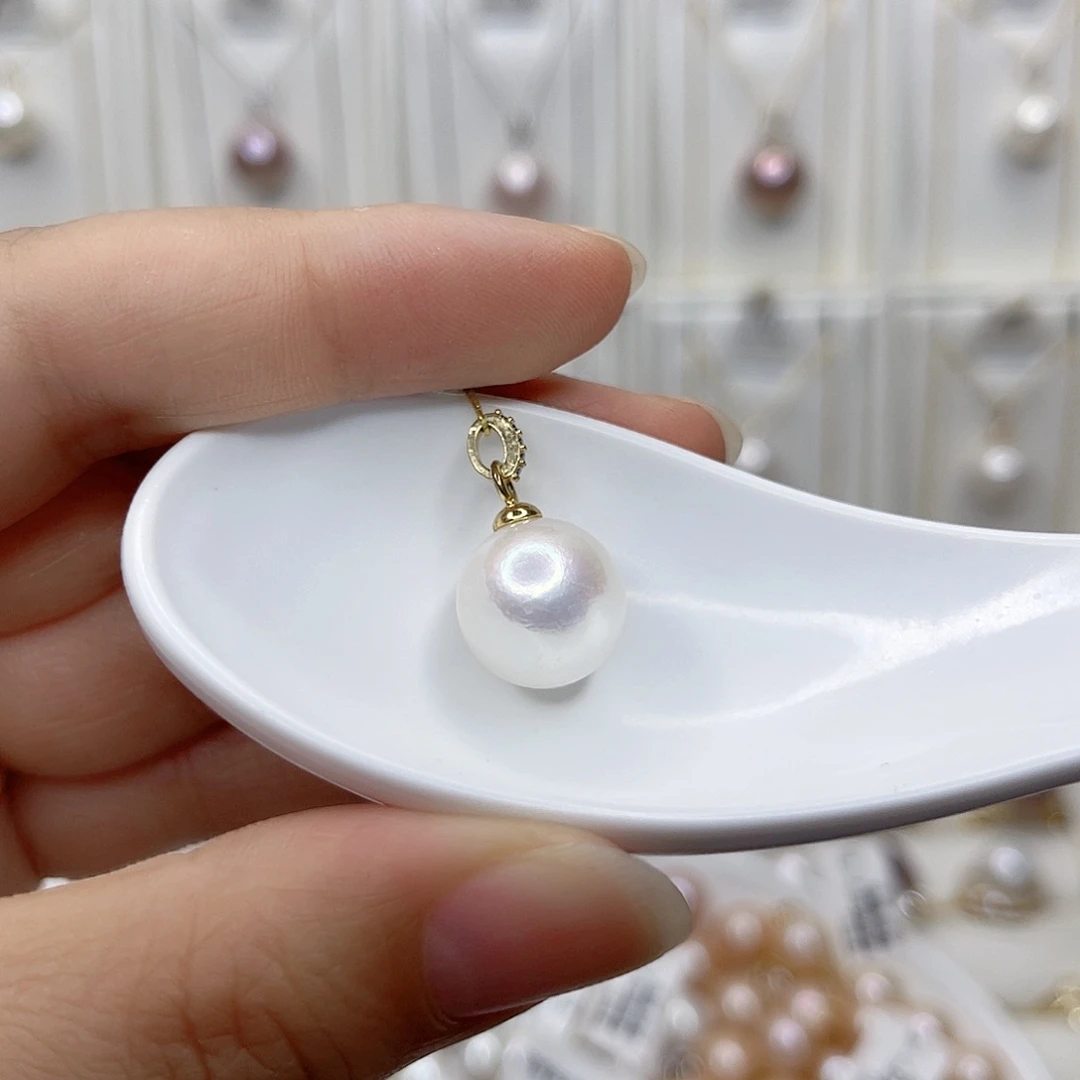 淡水珍珠未镶嵌吊坠(赠链)