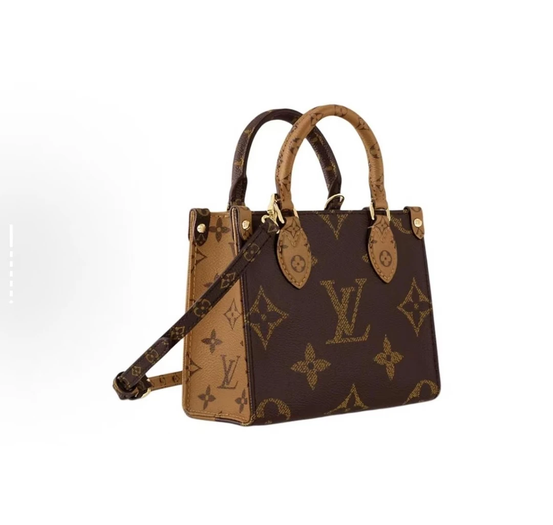 未使用 LouisVuitton/路易威登 onthego bb手提斜挎包