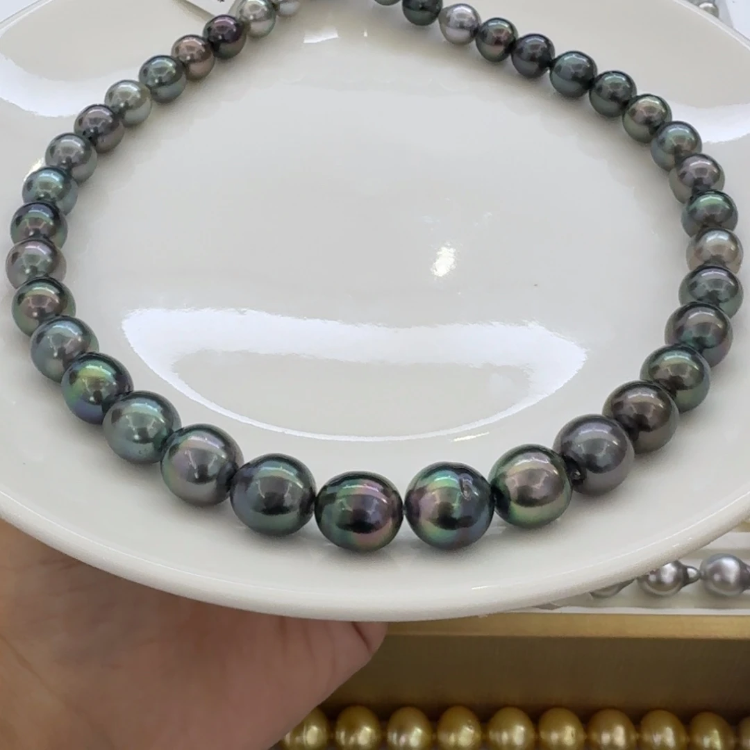 颈饰银S925镶嵌海水珍珠