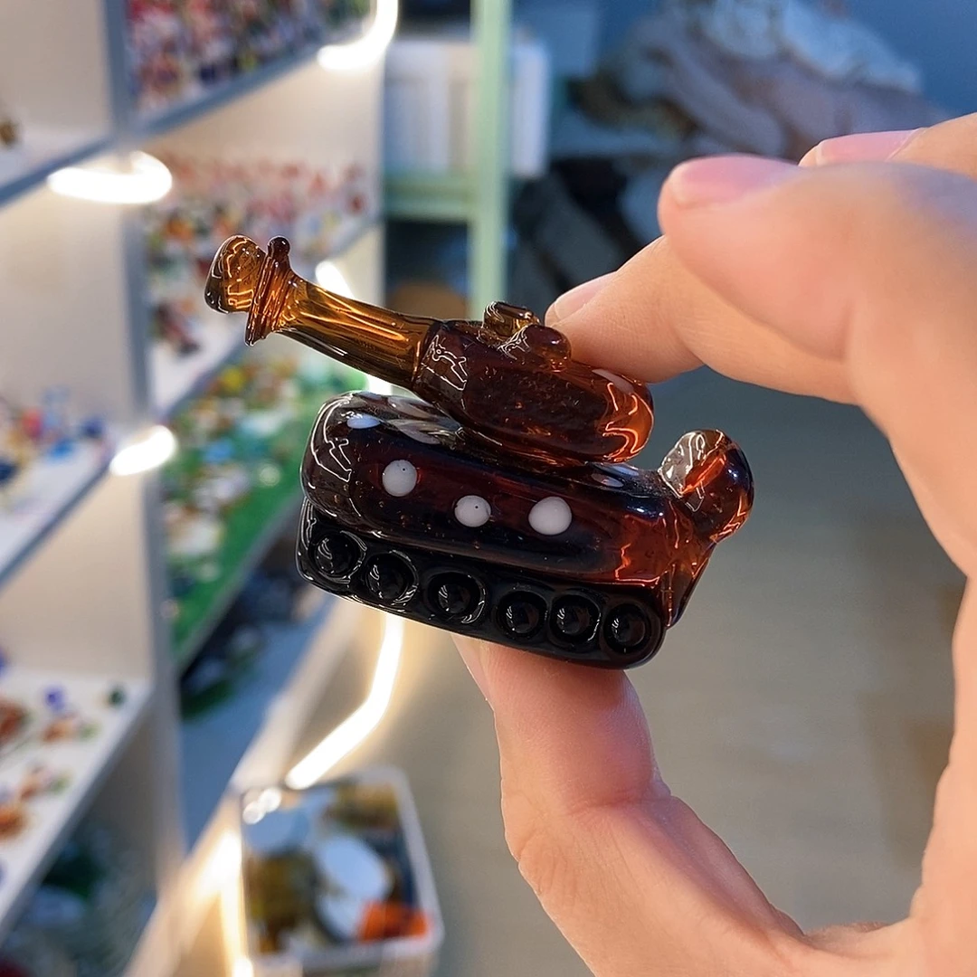 琉璃手工艺品坦克