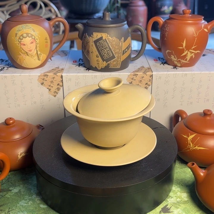 薄胎白泥盖碗好用的盖碗