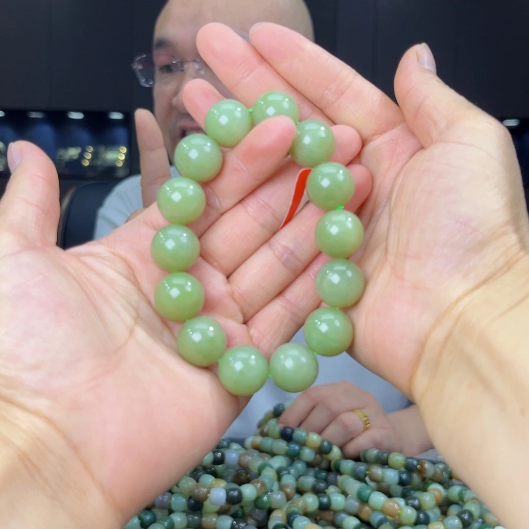 手串未镶嵌和田玉纯天然和田玉新疆若羌黄口料16