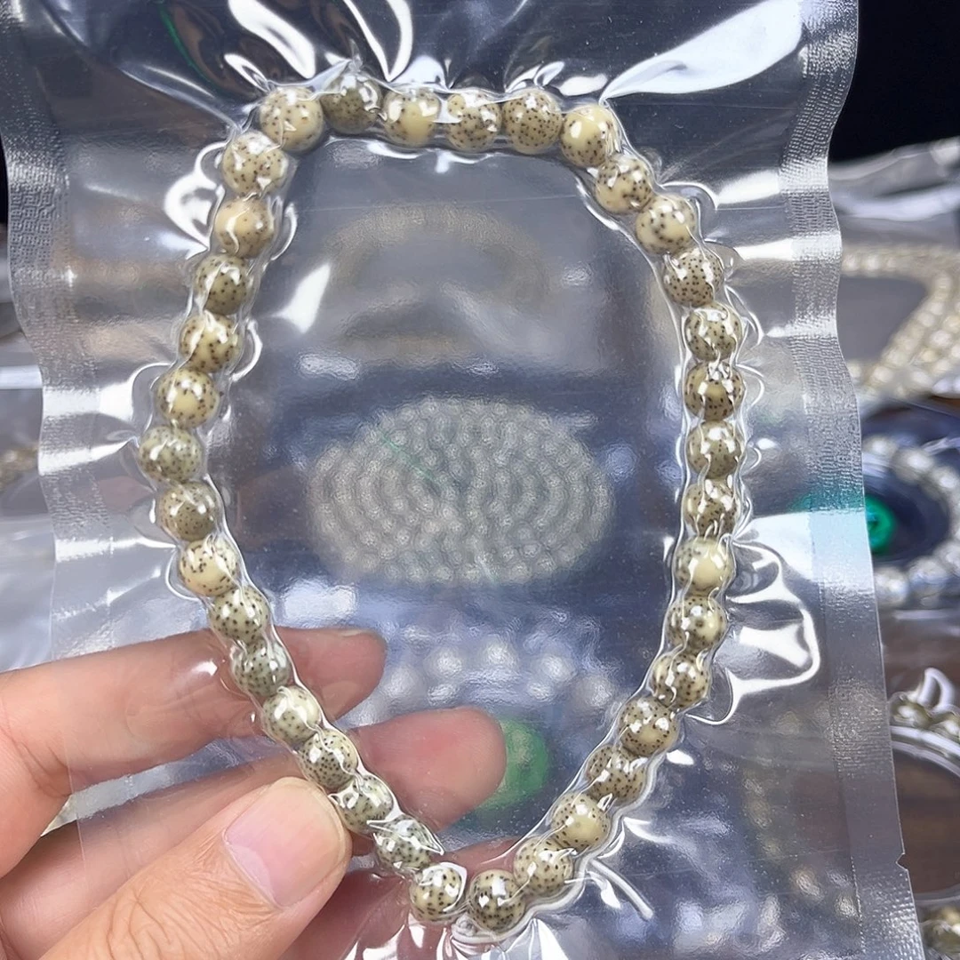 *****星月菩提手串石玉料圆珠手持卡8