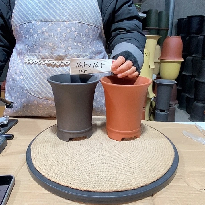 紫砂花盆紫砂花盆