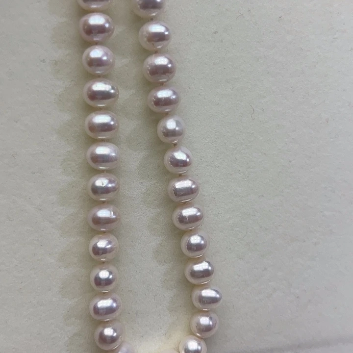 未镶嵌淡水珍珠颈饰➕9-10