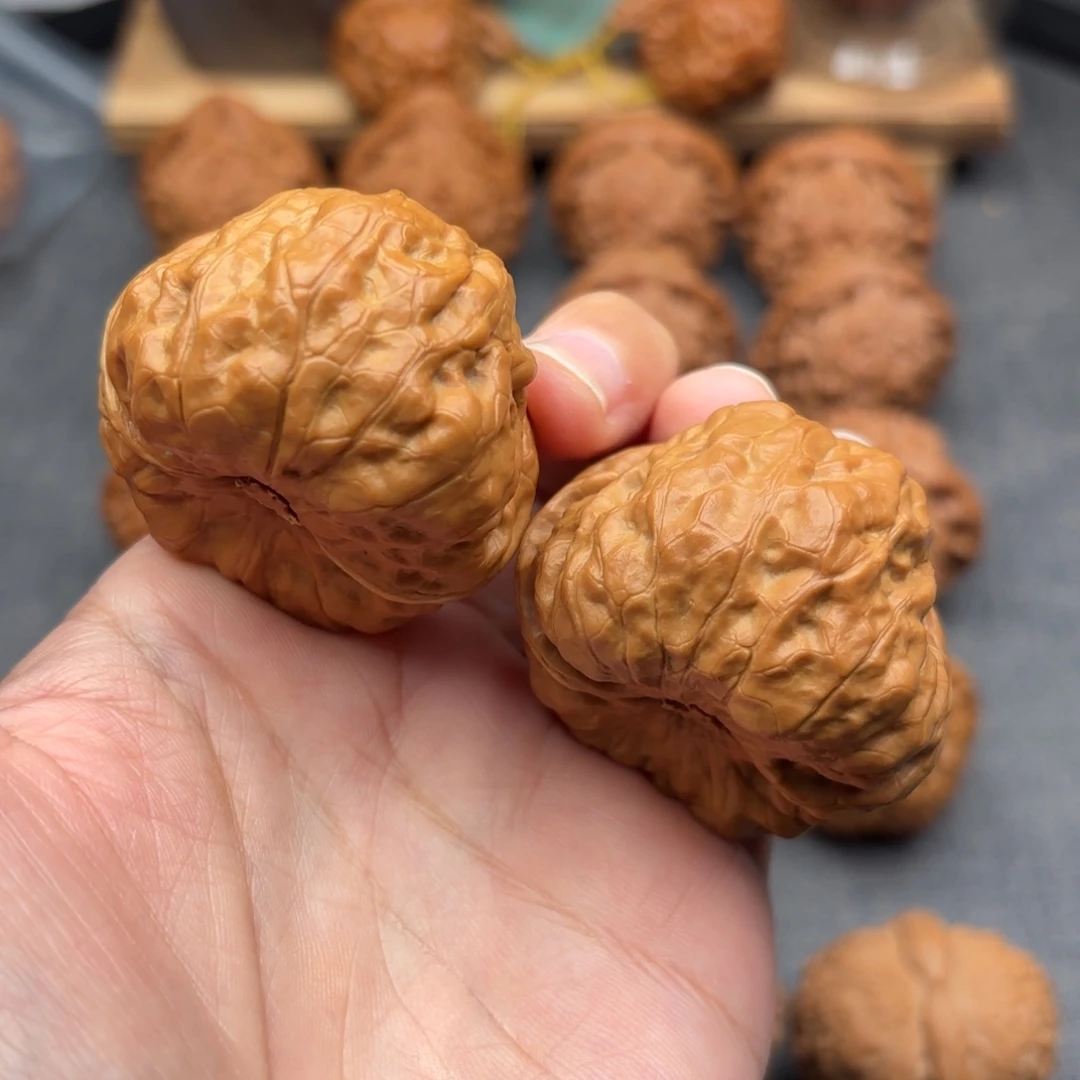 文玩核桃吊坠蛙饼43肚47