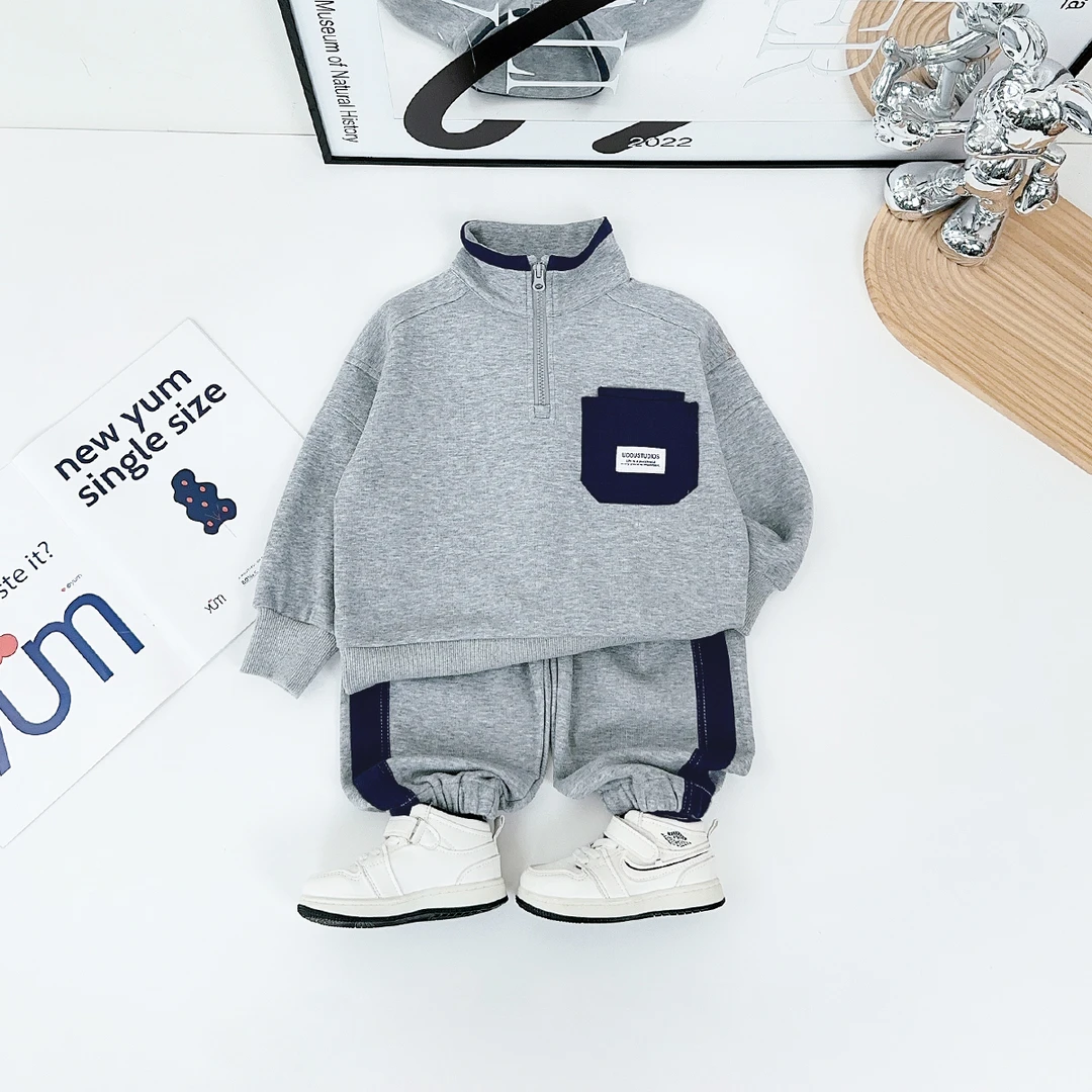 男童套装2025新款春装儿童春秋季两件套潮 HZ25100 悠悠童话童装