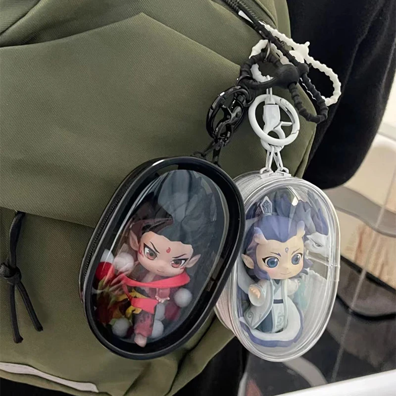 哪吒遛娃包盲盒泡泡玛特敖丙娃娃公仔手办外出收纳展示挂件保护套