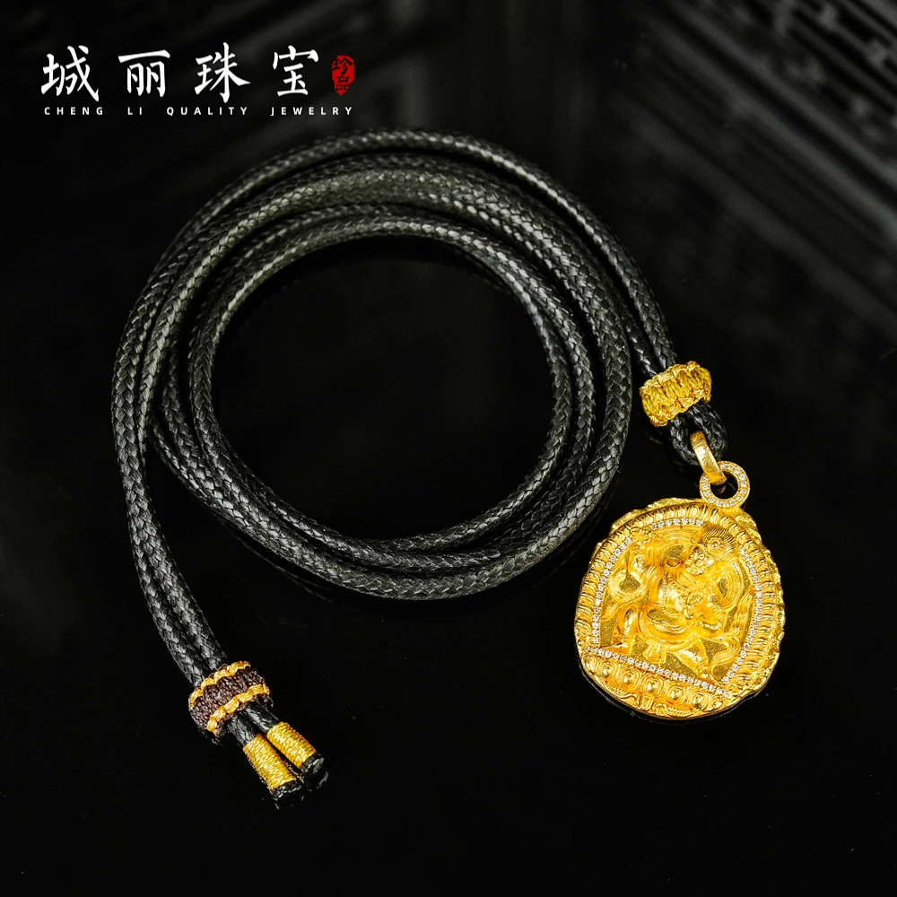 【九紫金刚手大转换】18K九紫金刚手菩萨吊坠/个（多样性发货）KJ-647