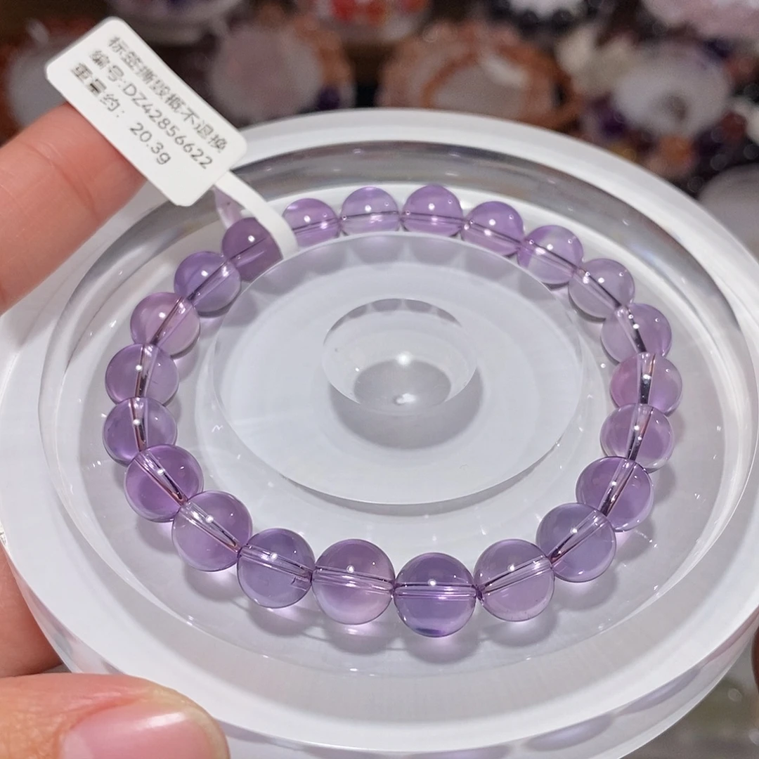 未镶嵌手链水晶F紫水晶8.5