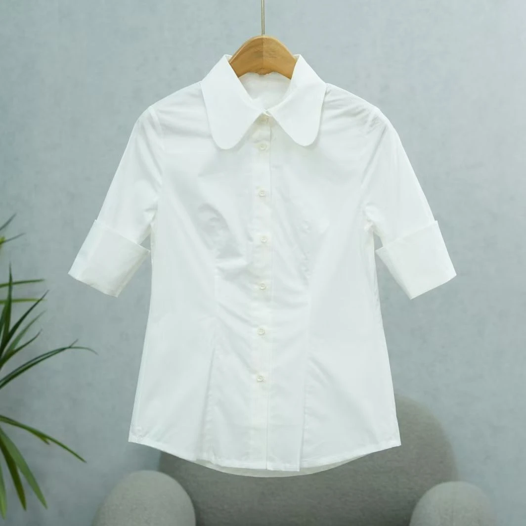 艾系列   Y218   女装时尚撤柜制服衬衣白色I7890001