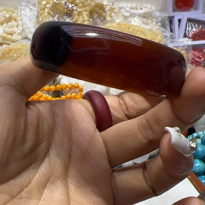 大果紫檀（缅甸花梨）超宽全血手镯mm