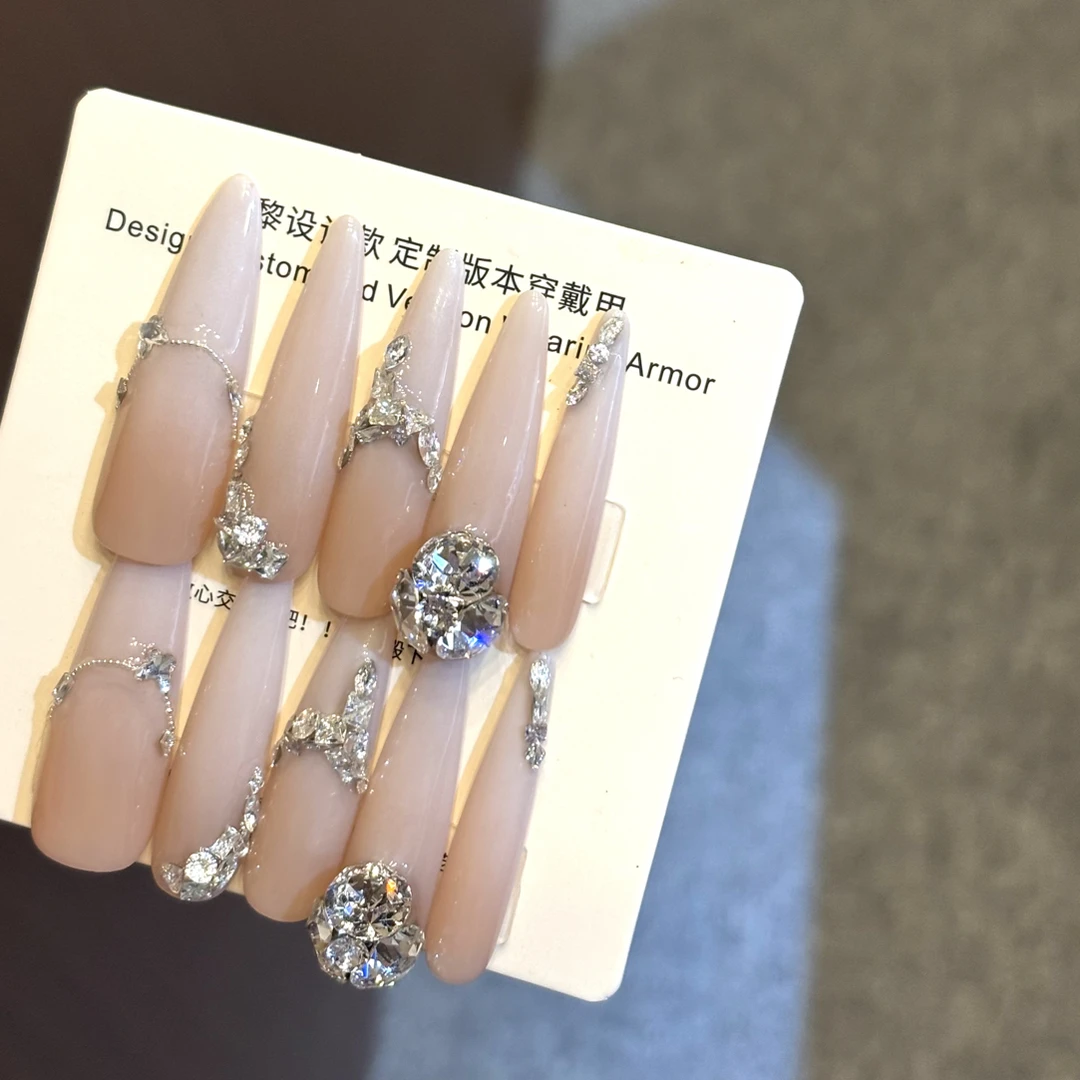 【奢华女神】Yili-原创设计定制款全锆全华高品质穿戴甲