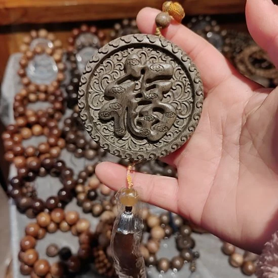 小叶桢楠金丝楠木车挂