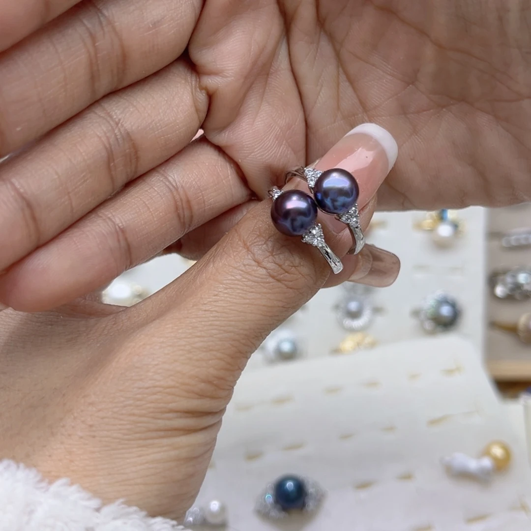 Z***n合金淡水珍珠戒指