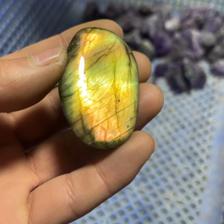水晶203未镶嵌拉长把玩