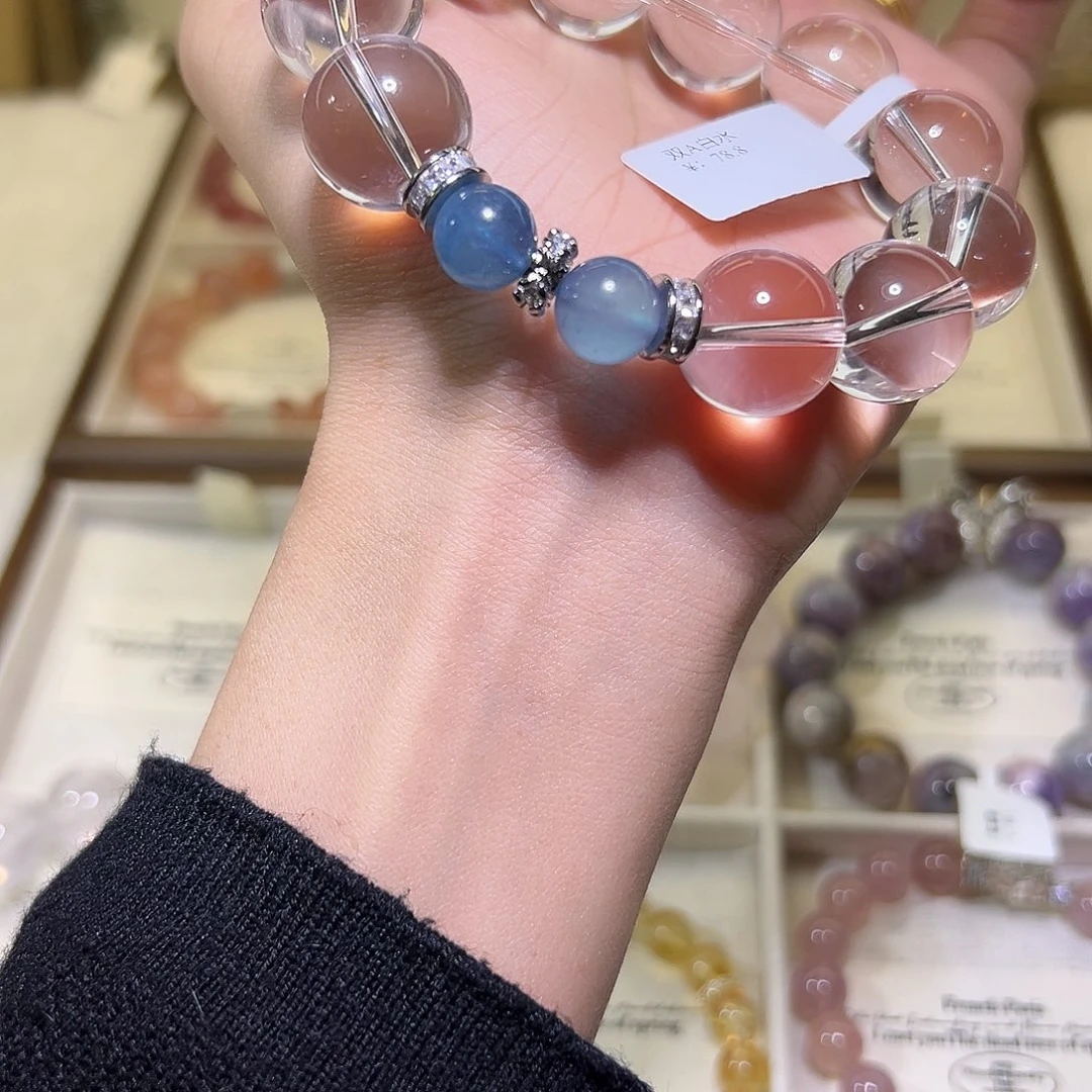 水晶手链未镶嵌多*钱48小时鉴赏