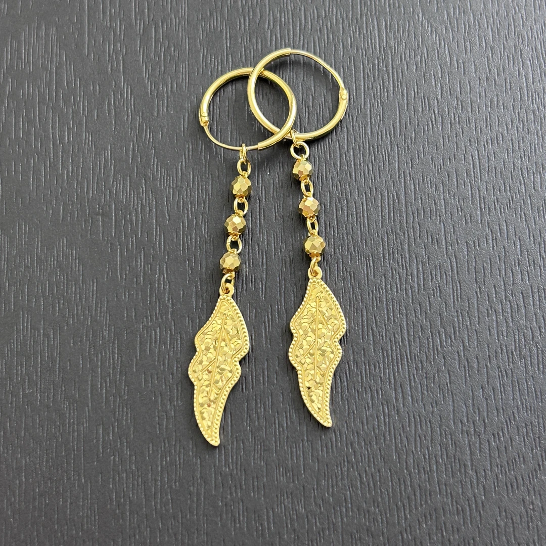 925银耳饰 【店长专享】925银碎冰金枝玉叶耳饰YE864