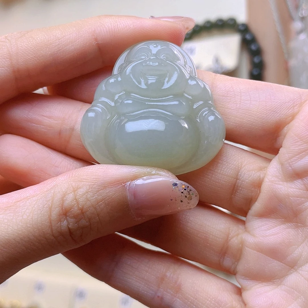 ****G和田玉未镶嵌吊坠(赠链)