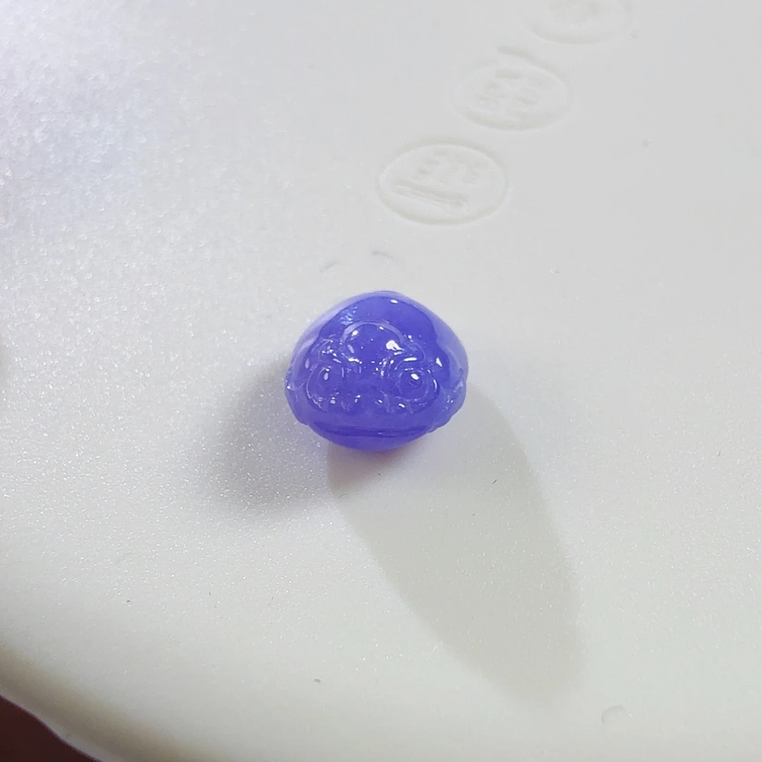 翡翠未镶嵌颈饰紫金蟾