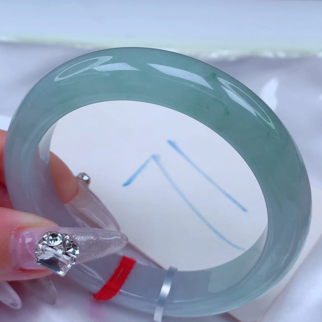 翡翠手镯未镶嵌天然缅甸翡翠A货手镯