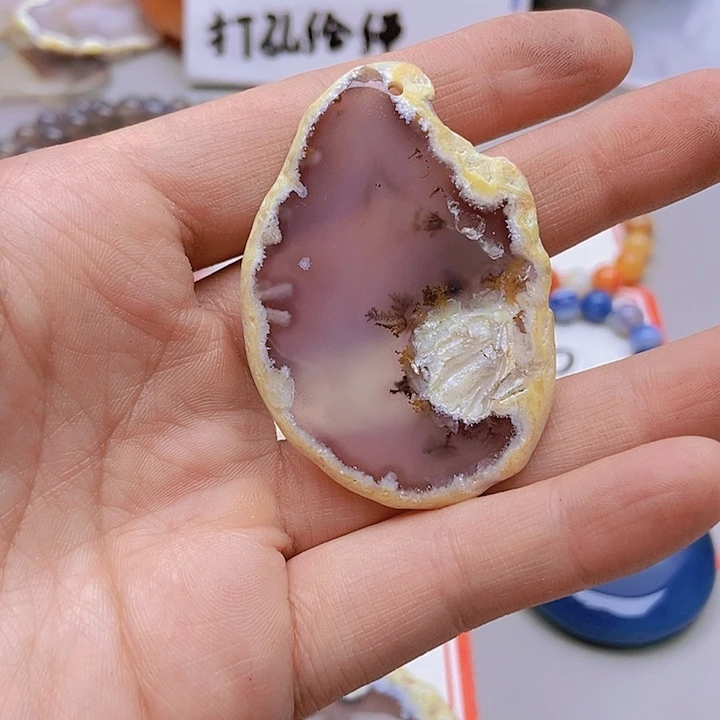 【闪购商品】玛瑙/玉髓珠宝半成品未镶嵌明*