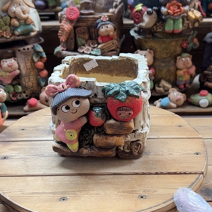 嘻哈多肉花盆百搭