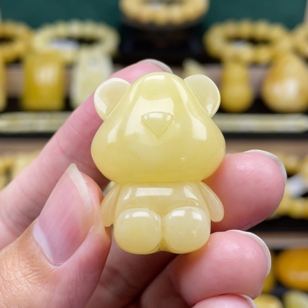 琥珀裸石未镶嵌琥珀蜜蜡