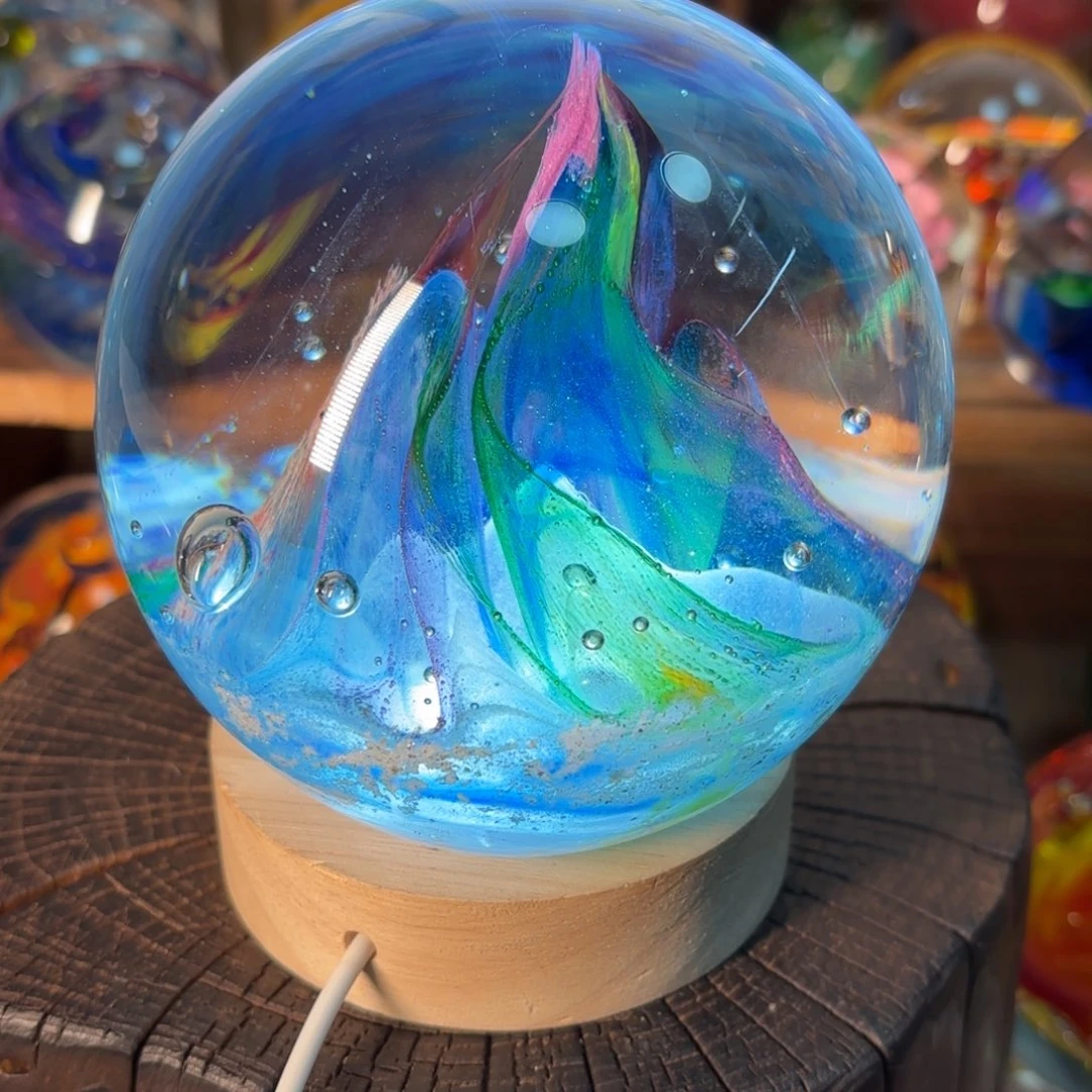 水***芝琉璃手工艺品精品