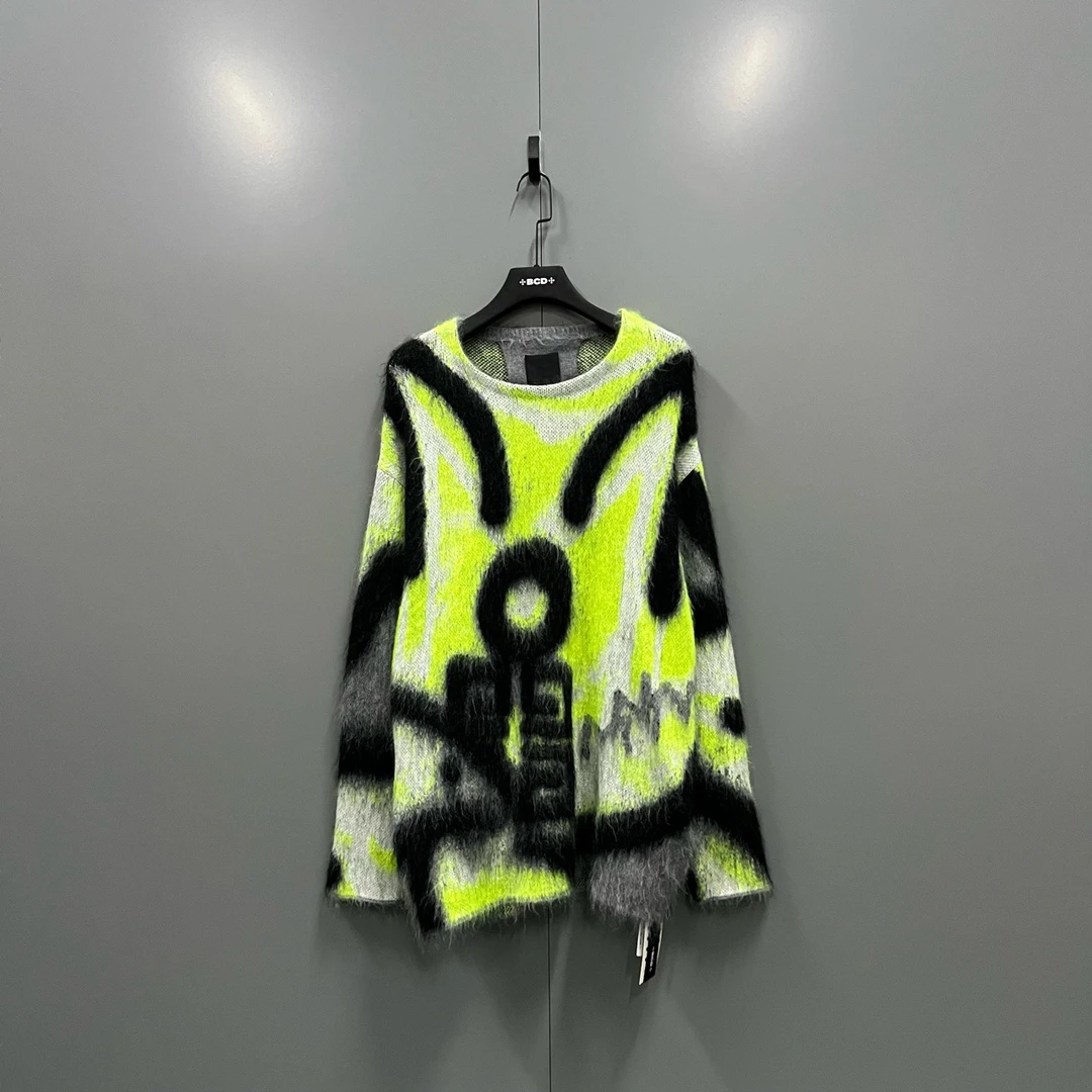 95新 Givenchy/纪梵希 (ll) 涂鸦针织衫 XL码/006758