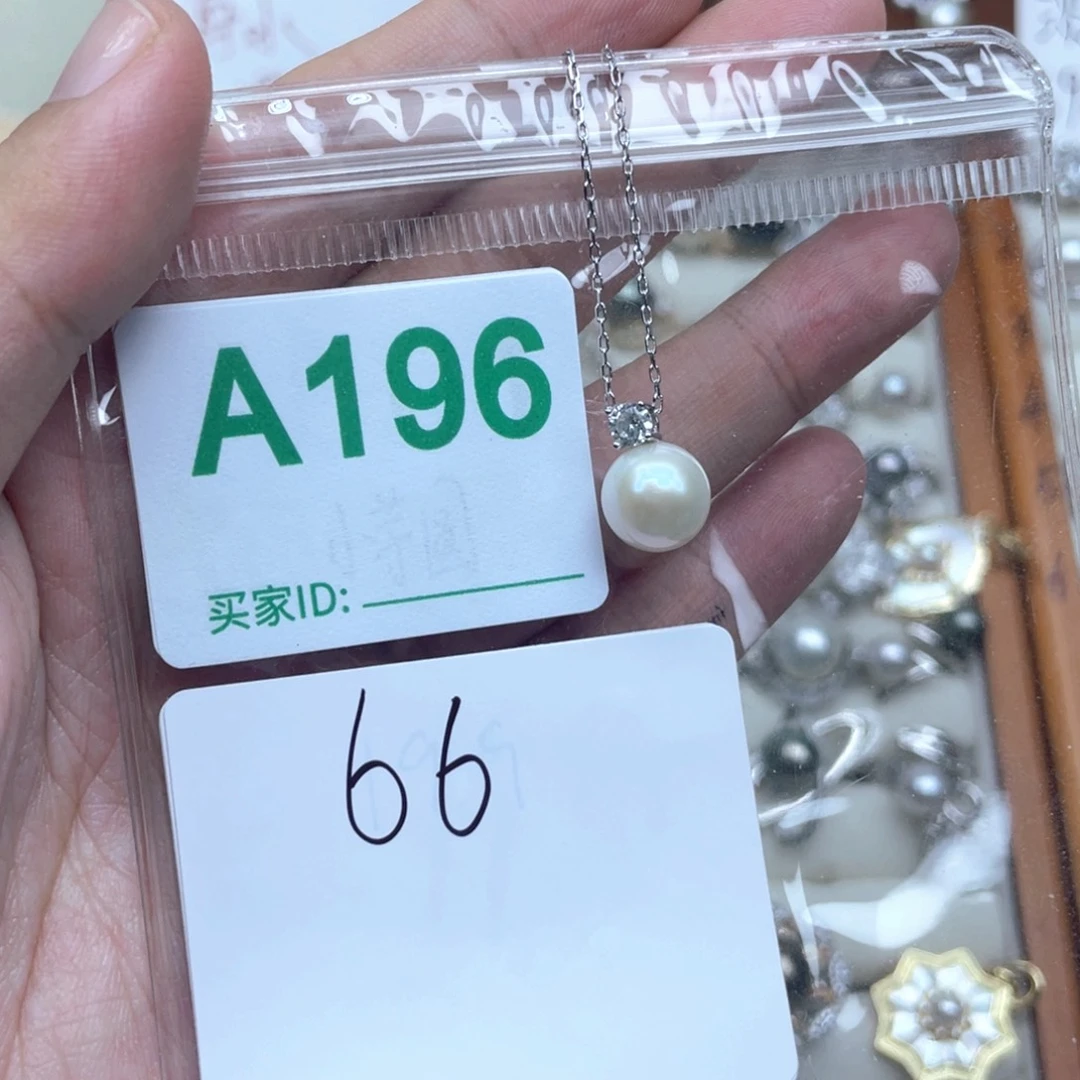 淡水珍珠银S925镶嵌颈饰时尚项链