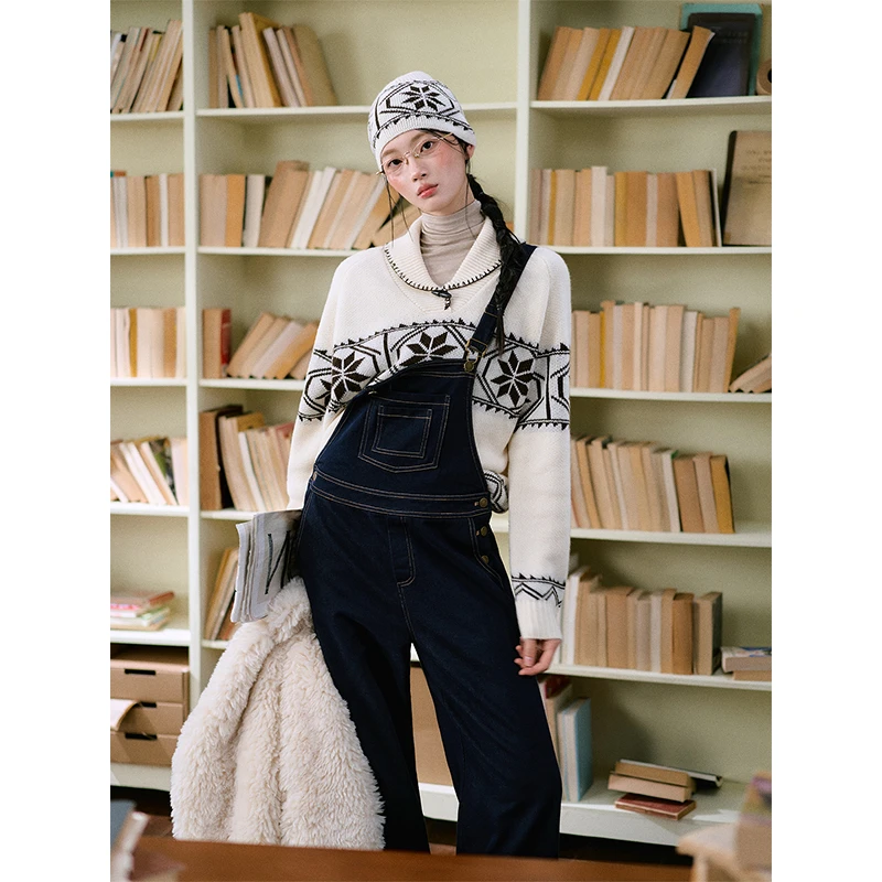 【LaluneDuCiel】年终狂欢季24号18点羊毛混纺费尔岛保暖针织帽子女