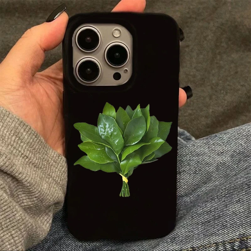 雅天立柚子叶子适用iPhone17苹果15/13pro max手机壳14果冻12趣味