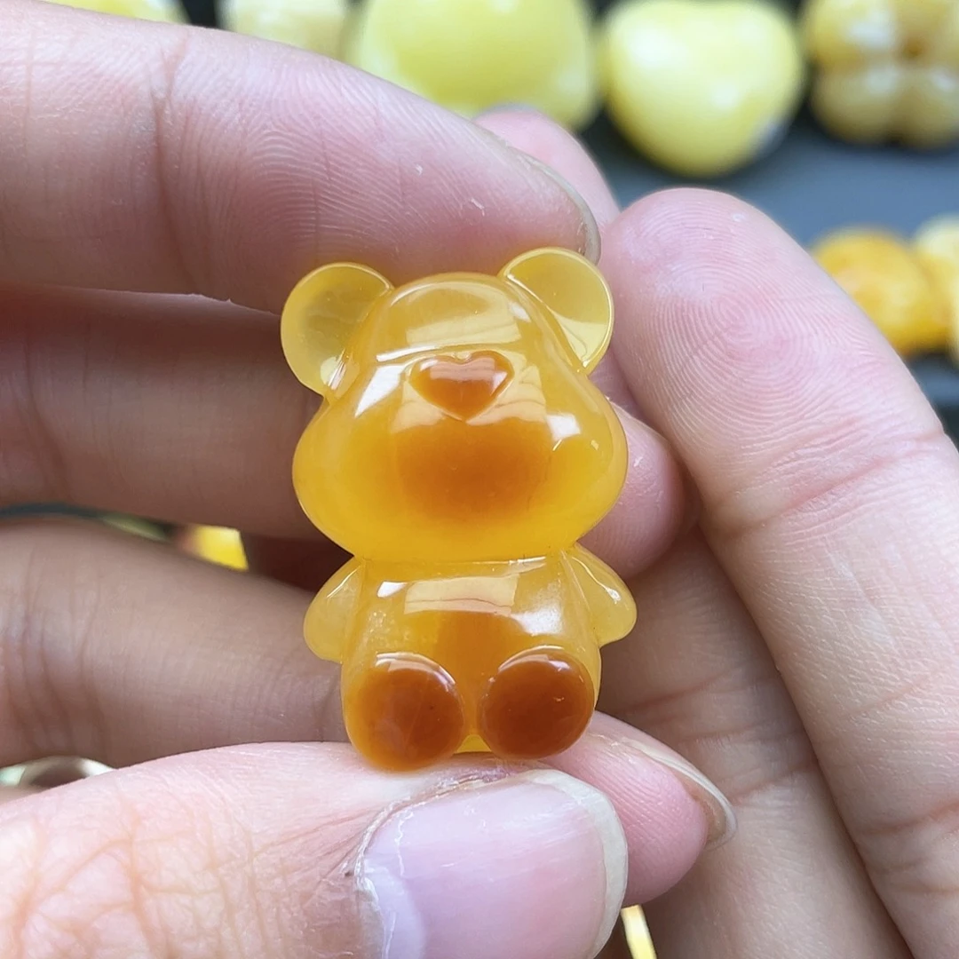 琥珀裸石未镶嵌蜜蜡