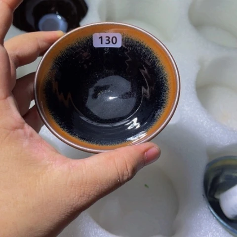 茶盏原矿原釉柴烧建盏